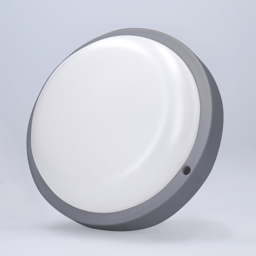 LED-Wandleuchte für Außenbereiche LED/20W/230V 4000K IP54 grau rund