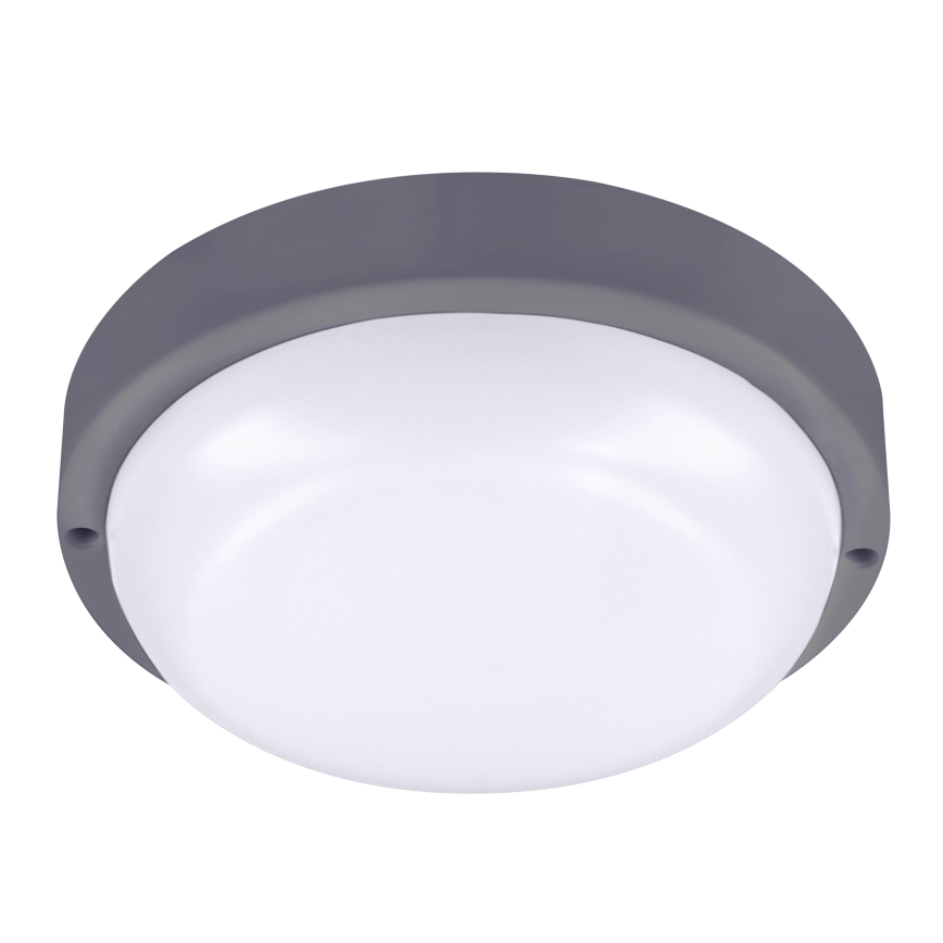 LED-Wandleuchte für Außenbereiche LED/20W/230V 4000K IP54 grau rund