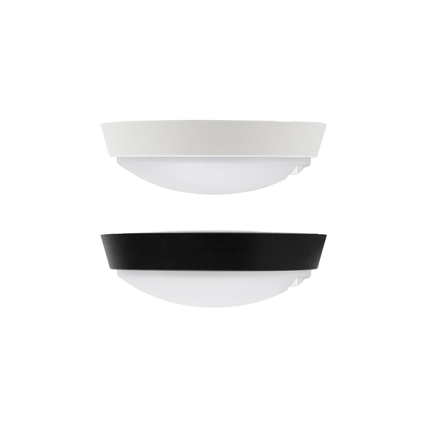 LED-Außenwandleuchte mit 2‑in‑1‑Sensor, LED/20 W/230 V, 3000/4000/6500 K, IP65, Ø 22 cm