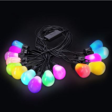 Dimmbare LED-RGB-Dekokette für den Außenbereich LED/10W/230V 20m IP44