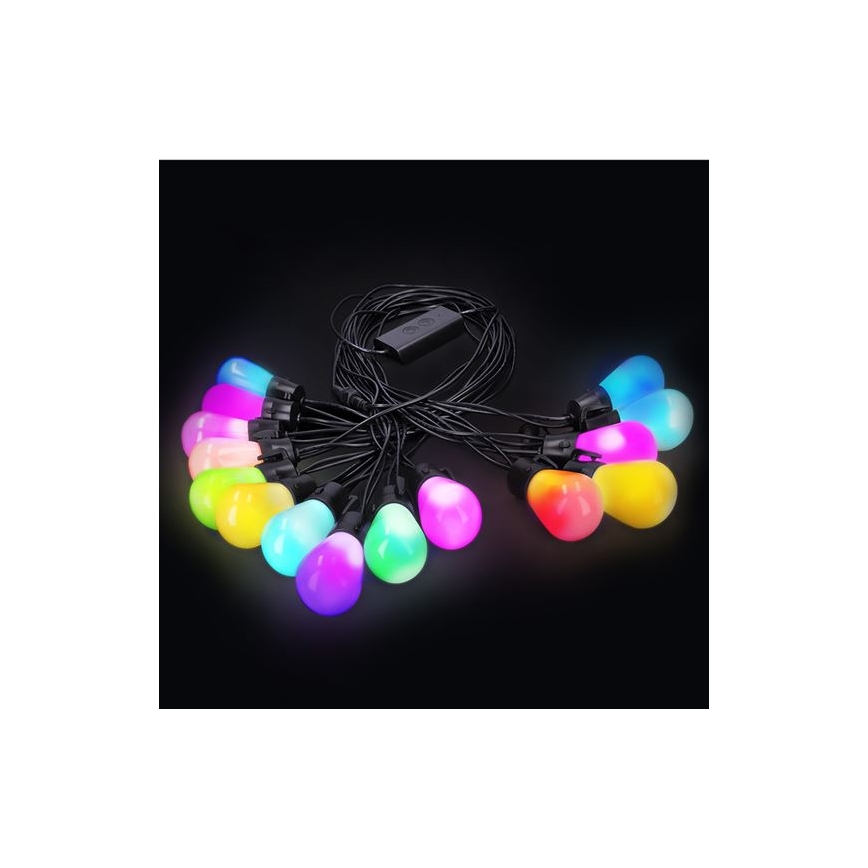 Dimmbare LED-RGB-Dekokette für den Außenbereich LED/10W/230V 20m IP44