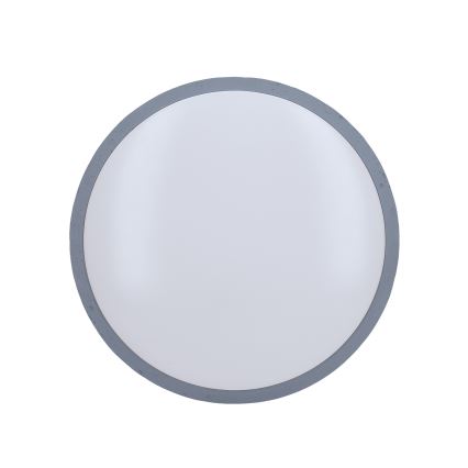 Dimmbare LED-Deckenleuchte GREY LED/48W/230V 3000-6500K grau d 38 cm + Fernbedienung