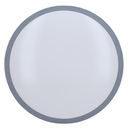 Dimmbare LED-Deckenleuchte GREY LED/60W/230V 3000-6500K grau d 49 cm + Fernbedienung