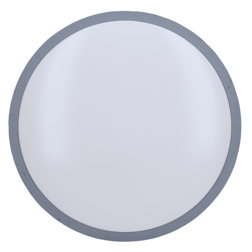 Dimmbare LED-Deckenleuchte GREY LED/60W/230V 3000-6500K grau d 49 cm + Fernbedienung