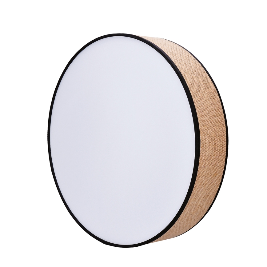 Dimmbare LED-Deckenleuchte BROWNIE LED/48W/230V 3000-6500K braun d 40 cm + Fernbedienung