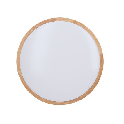 Dimmbare LED-Deckenleuchte SOLID OAK LED/60W/230V 3000-6500K Eiche d 51 cm + Fernbedienung