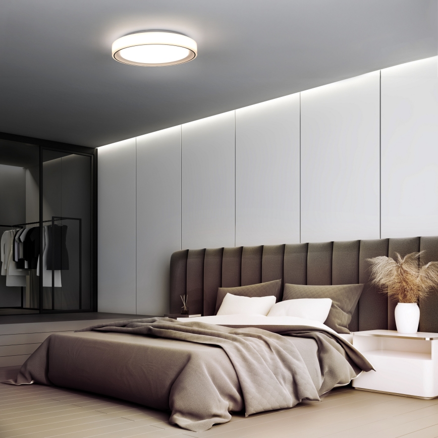 Dimmbare LED-RGB-Deckenleuchte FLOCO LED/30W/230V 3000-6500K + RGB/6W d 40cm + Fernbedienung