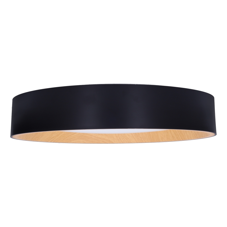 Dimmbare LED-Deckenleuchte LARIOS LED/48W/230V 3000-6500K d 39 cm schwarz + Fernbedienung