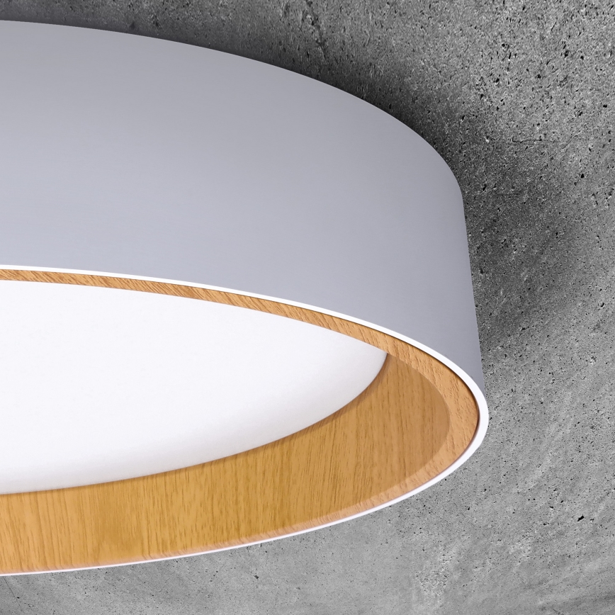 Dimmbare LED-Deckenleuchte LARIOS LED/48W/230V 3000-6500K d 39 cm weiß + Fernbedienung