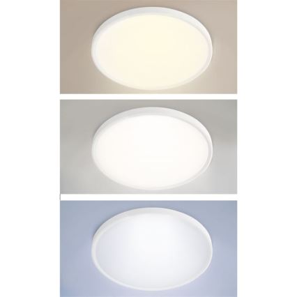 LED-dimmbare Decken-/Pendelleuchte LED/40W/230V 3000–6500K + Fernbedienung