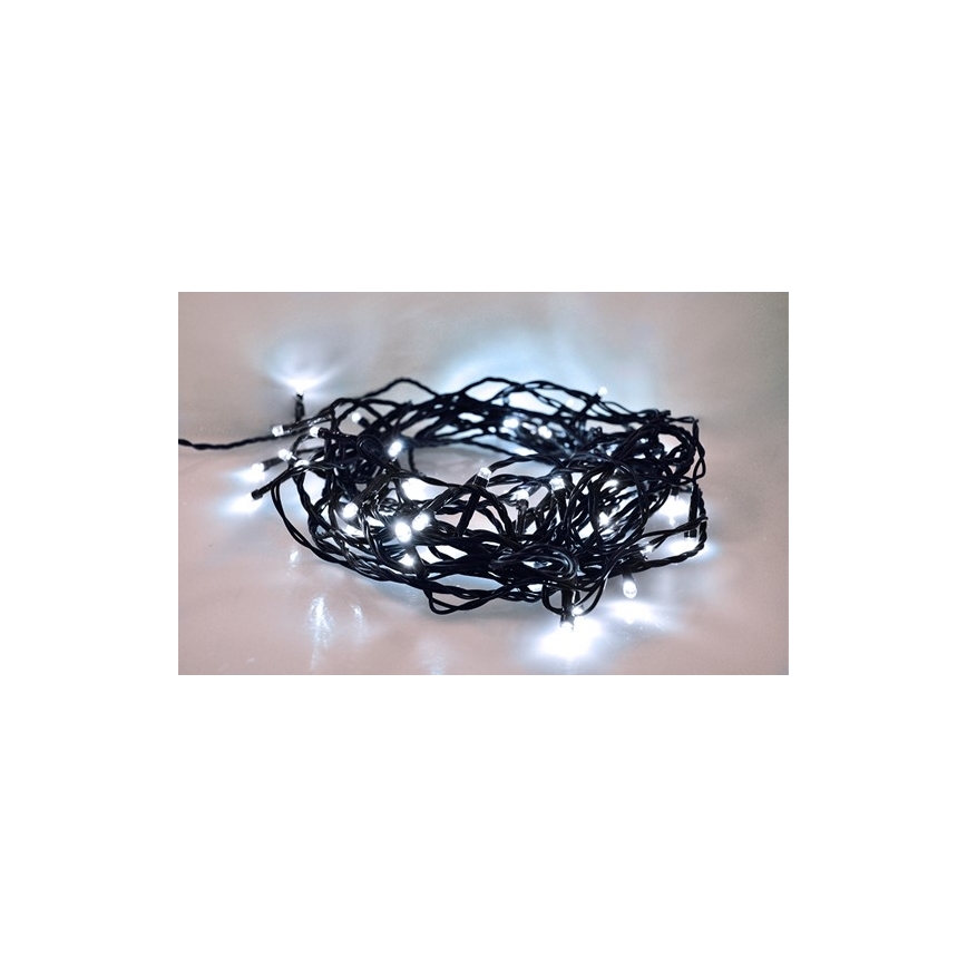LED Weihnachtskette für Außen 100xLED/230V 10m IP44 kaltweiß