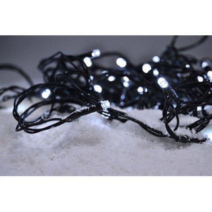 Aussen-Weihnachtskette 10m 200xLED/230V weiss