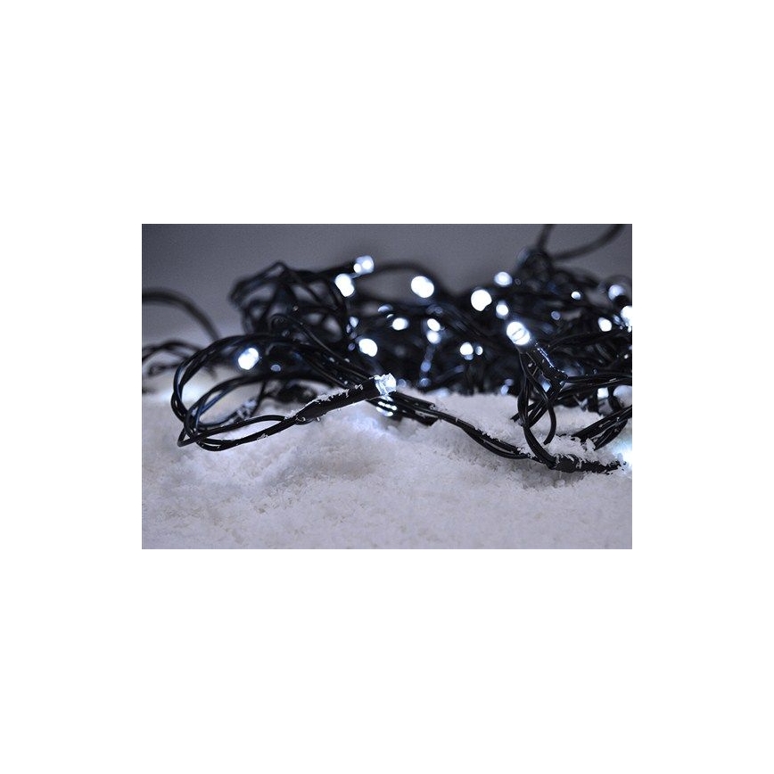 Aussen-Weihnachtskette 10m 200xLED/230V weiss