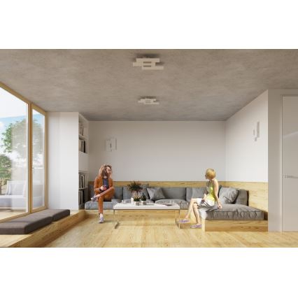 Wandleuchte FABIANO 2xE27/60W/230V weiß/glänzendes Chrom