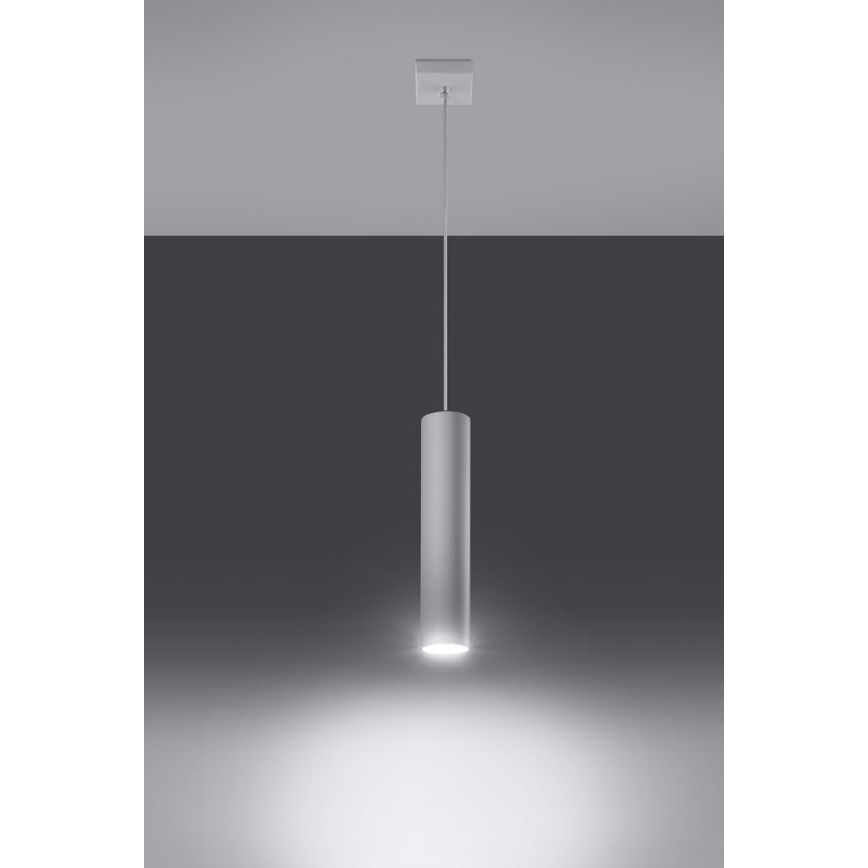 Hängeleuchte an Schnur LAGOS 1 1xGU10/10W/230V weiß