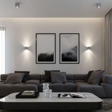 Sollux SL.0489 - Deckenleuchte QUAD 1xGU10/40W/230V beton