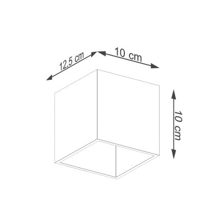 Wandleuchte QUAD 1xG9/40W/230V Birke/Buche