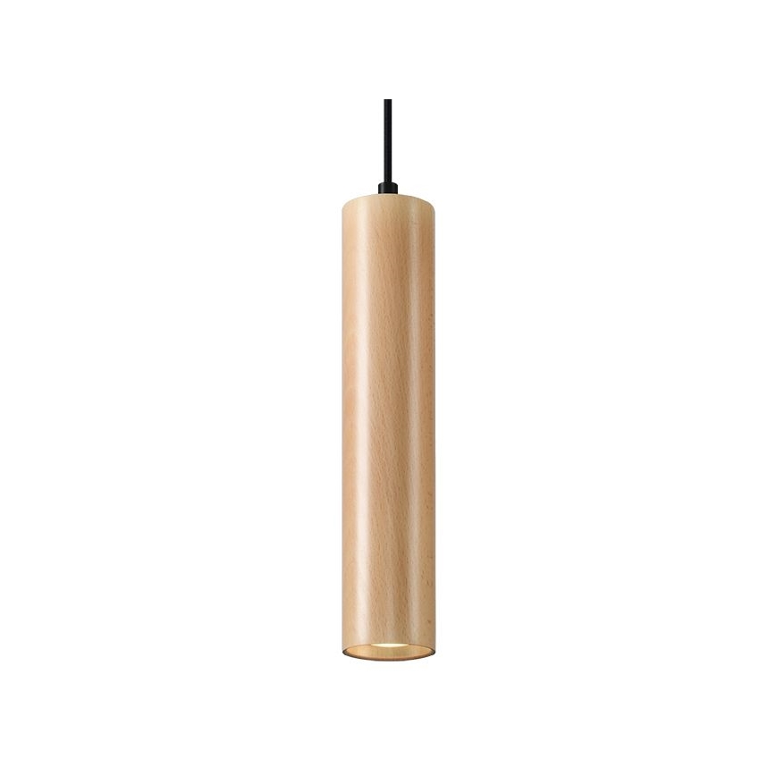 Hängeleuchte an Schnur LINO 1xGU10/40W/230V Buche