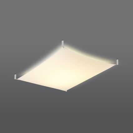 LED Deckenleuchte LUNA 2xG13/8,5W/230V 80x105 cm weiß