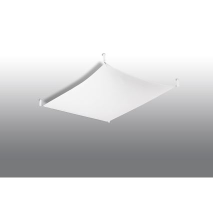 LED Deckenleuchte LUNA 2xG13/8,5W/230V 80x105 cm weiß