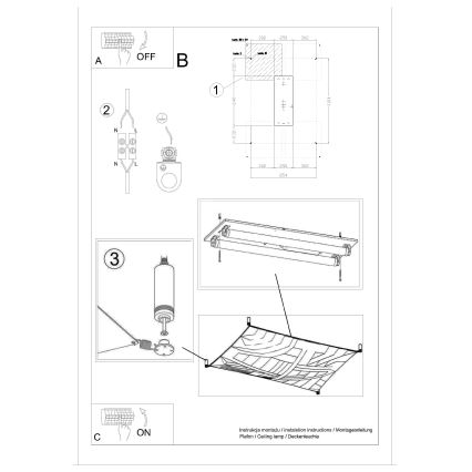 LED Deckenleuchte LUNA 2xG13/8,5W/230V 8x10,5 cm weiß