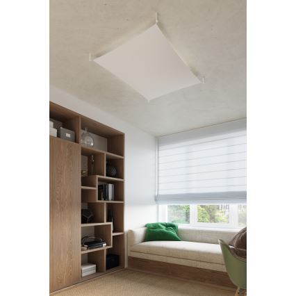 LED-Deckenleuchte LUNA 4xG13/8,5W/230V 105x105 cm weiß