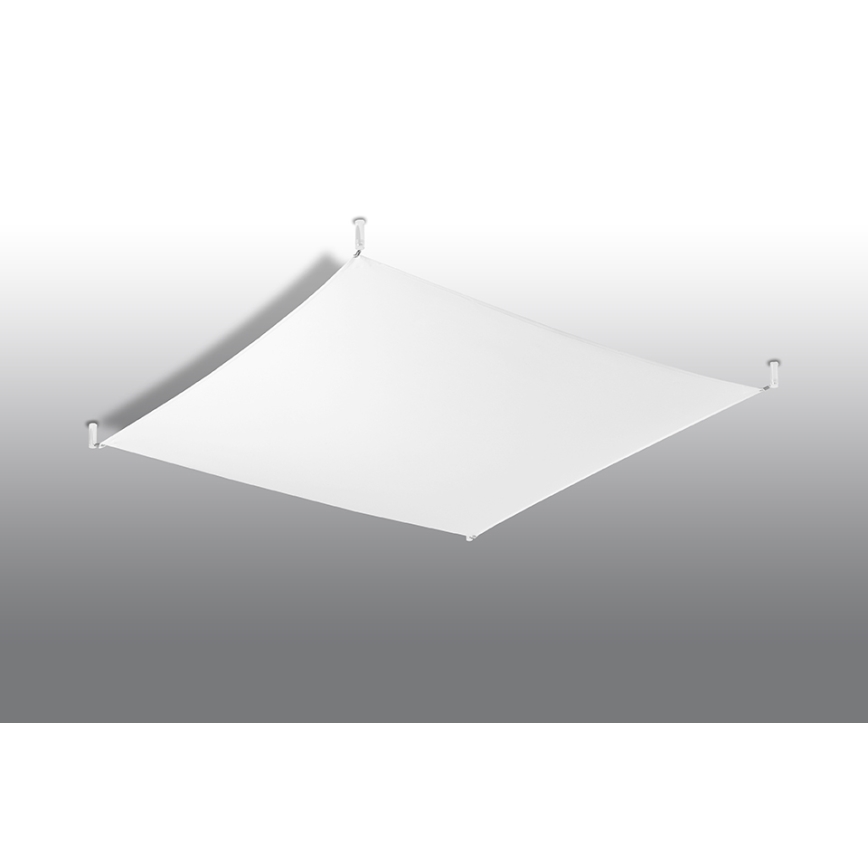 LED-Deckenleuchte LUNA 6x G13 / 8,5 W / 230 V 140 x 140 cm weiß