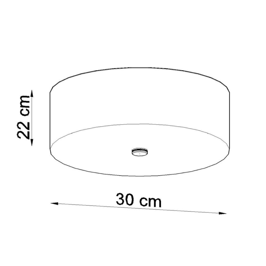 Deckenleuchte SKALA 3xE27/60W/230V d 30 cm weiß