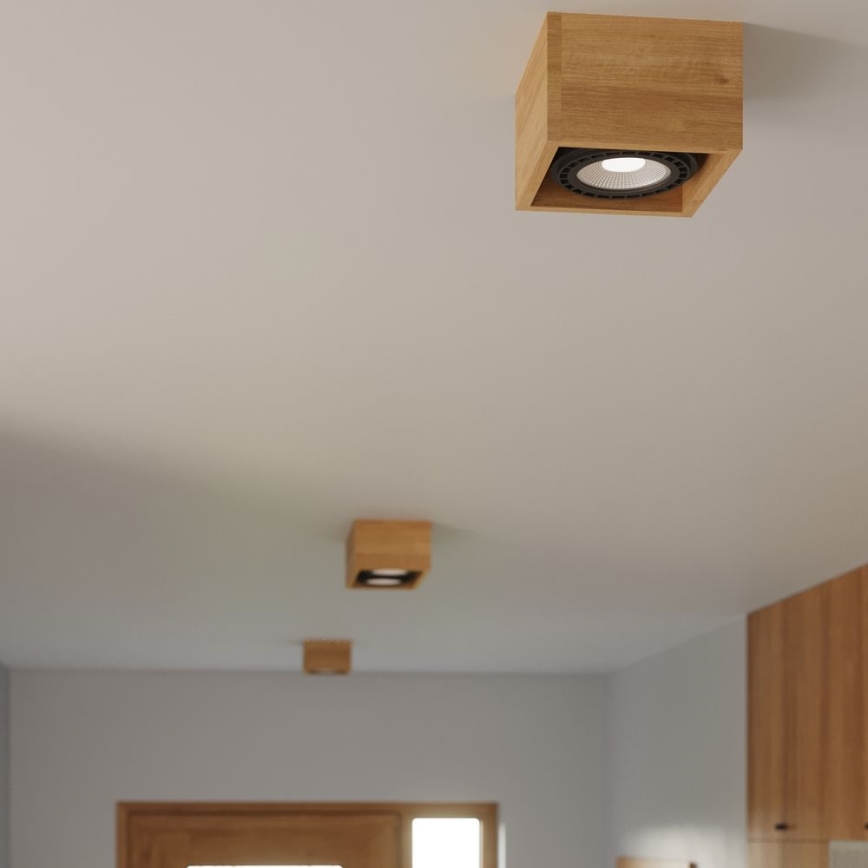 Deckenleuchte QUATRO AR111 2xGU10/40W/230V Buche
