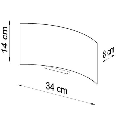 Wandleuchte MAGNUS 2xG9/40W/230V schwarz