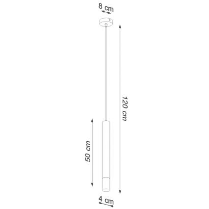 Hängeleuchte VIZIER 1xG9/12W/230V weiß