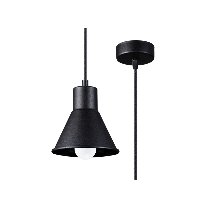 Hängeleuchte TALEJA 1xE27/60W/230V schwarz