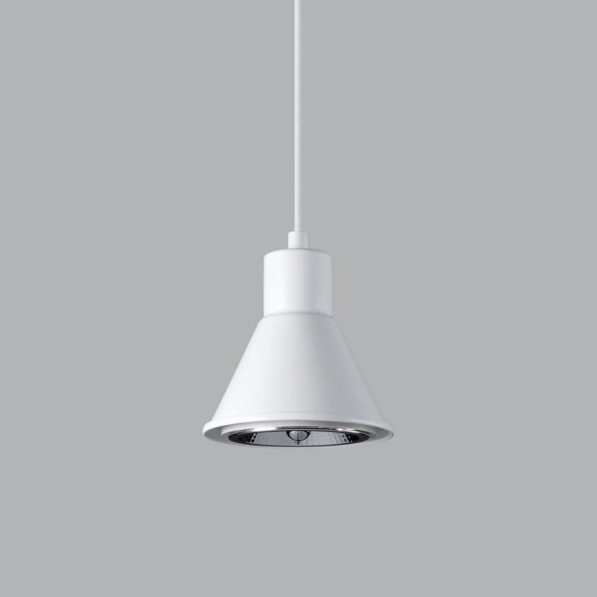 Hängeleuchte TAZILA 1xES111/60W/230V weiß
