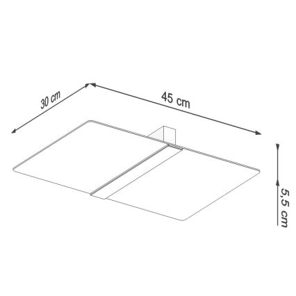 Deckenleuchte AZALIA 2xG9/40W/230V