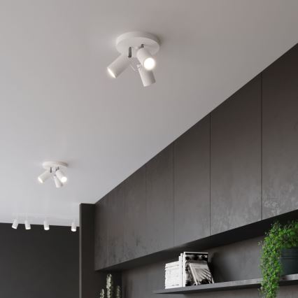 Strahler RING 3xGU10/10W/230V weiß