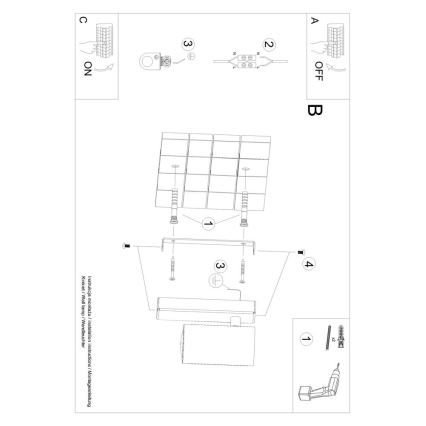 Wandleuchte UTTI 1xGU10/40W/230V weiß