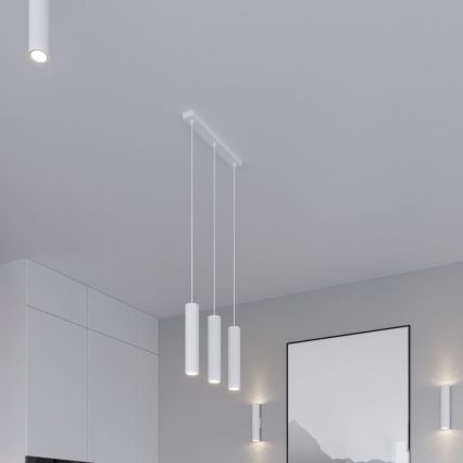 Hängeleuchte LAGOS 3xGU10/10W/230V weiß