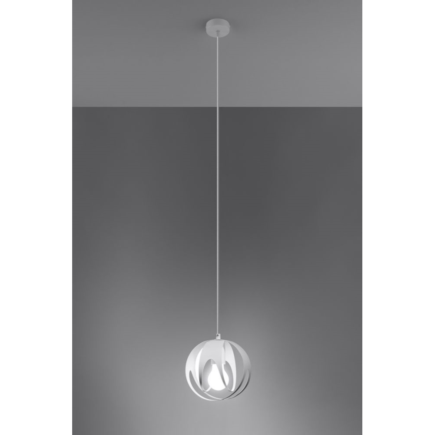 Hängeleuchte TULOS 1xE27/60W/230V weiß