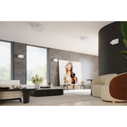 Deckenleuchte LAPPO 2xE27/15W/230V weiß