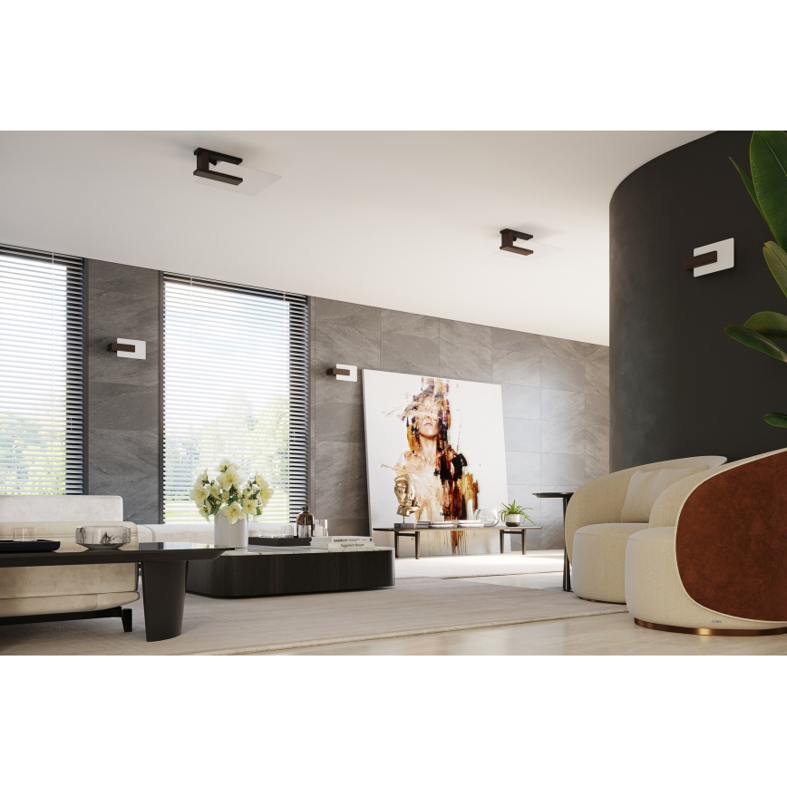 Wandleuchte LAPPO 1xE14/10W/230V Wenge