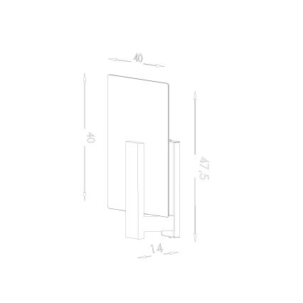 Deckenleuchte LAPPO 2xE27/15W/230V Wenge