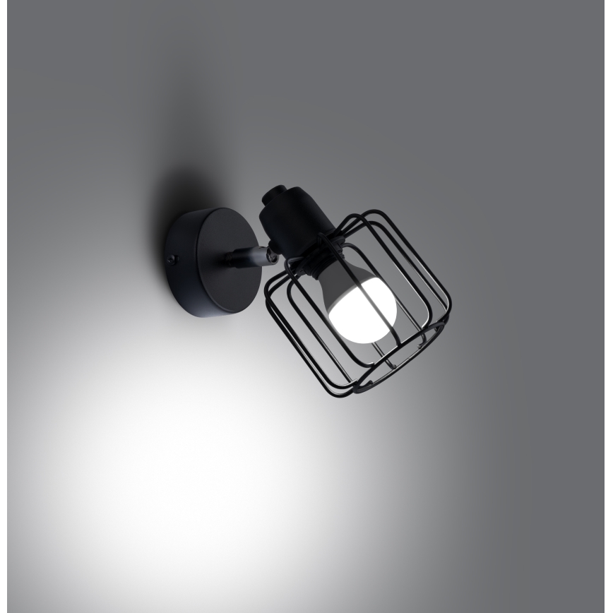 Wandleuchte BELUCI 1xE14/40W/230V schwarz