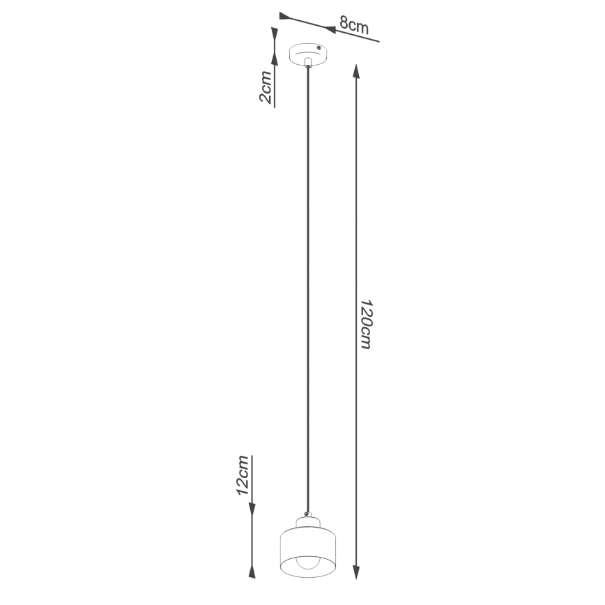 Hängeleuchte an Schnur SAVAR 1xE27/60W/230V schwarz