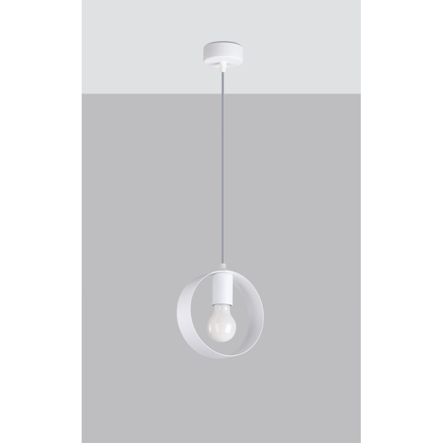 Hängeleuchte an Schnur TITRAN 1xE27/60W/230V weiß