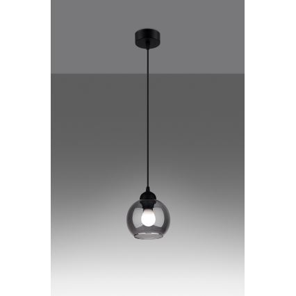 Deckenleuchte an Kabel ALINO 1xE27/60W/230V schwarz