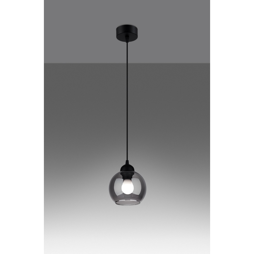 Deckenleuchte an Kabel ALINO 1xE27/60W/230V schwarz