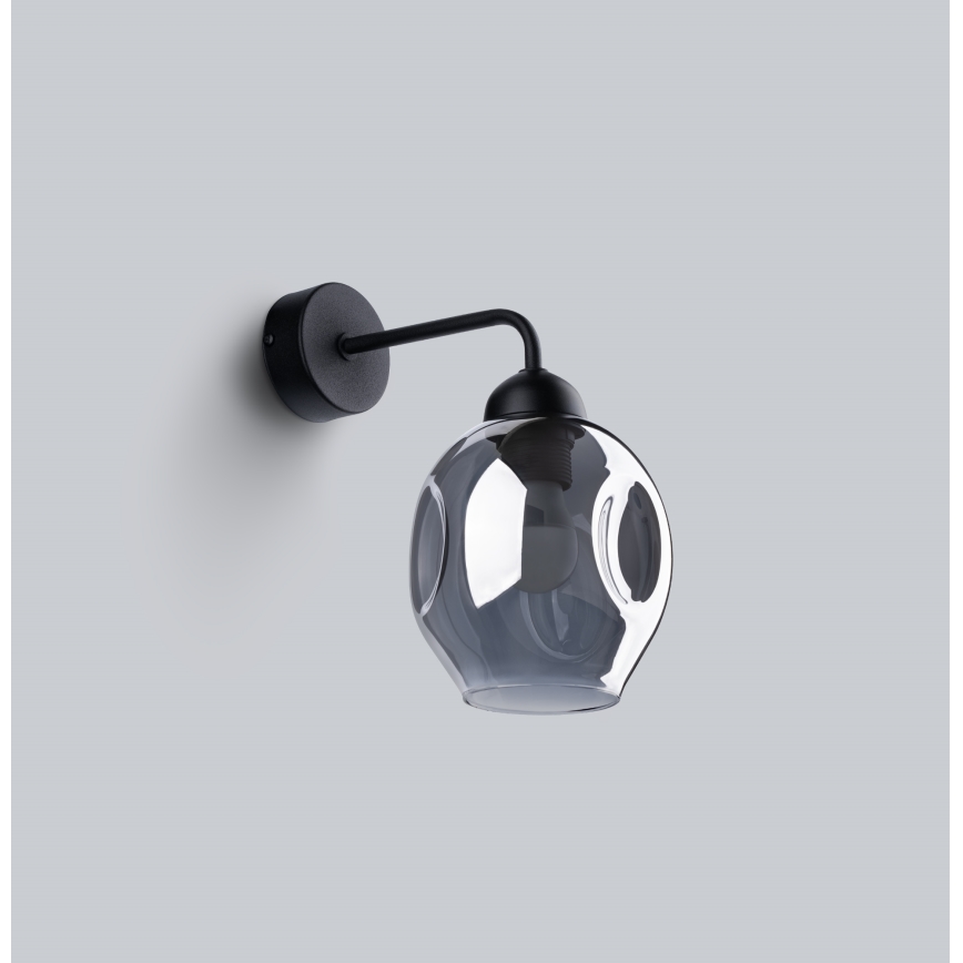 Wandleuchte FILLAN 1xE27/60W/230V schwarz