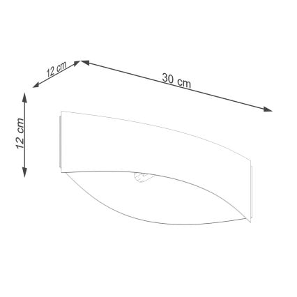 Wandleuchte TONI 1xG9/8W/230V weiß