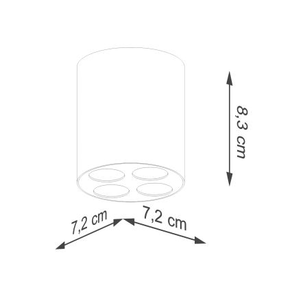 LED-Strahler ZOE LED/9W/230V weiß