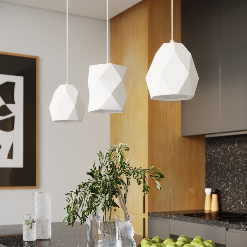 Hängeleuchte an Schnur GOBI 1xE27/15W/230V Keramik